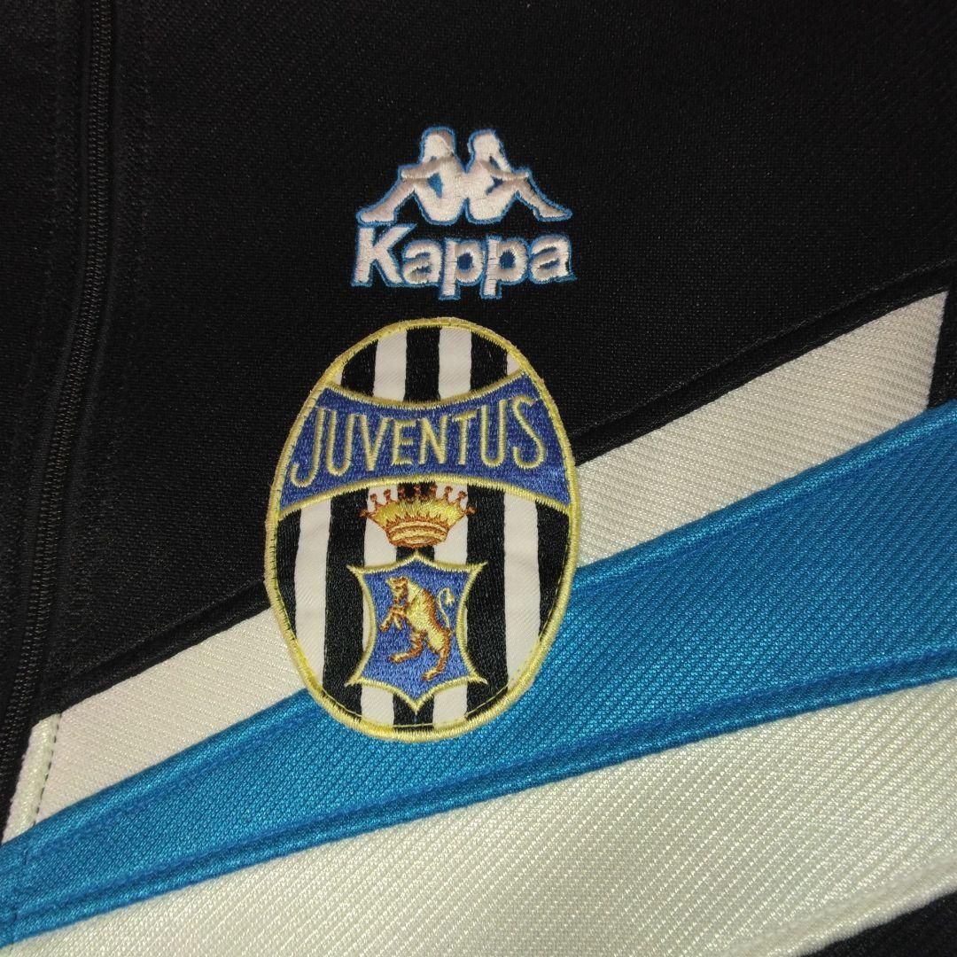 92/94Kappa Juventus ジャージセット ブラック/ブルー2L/L