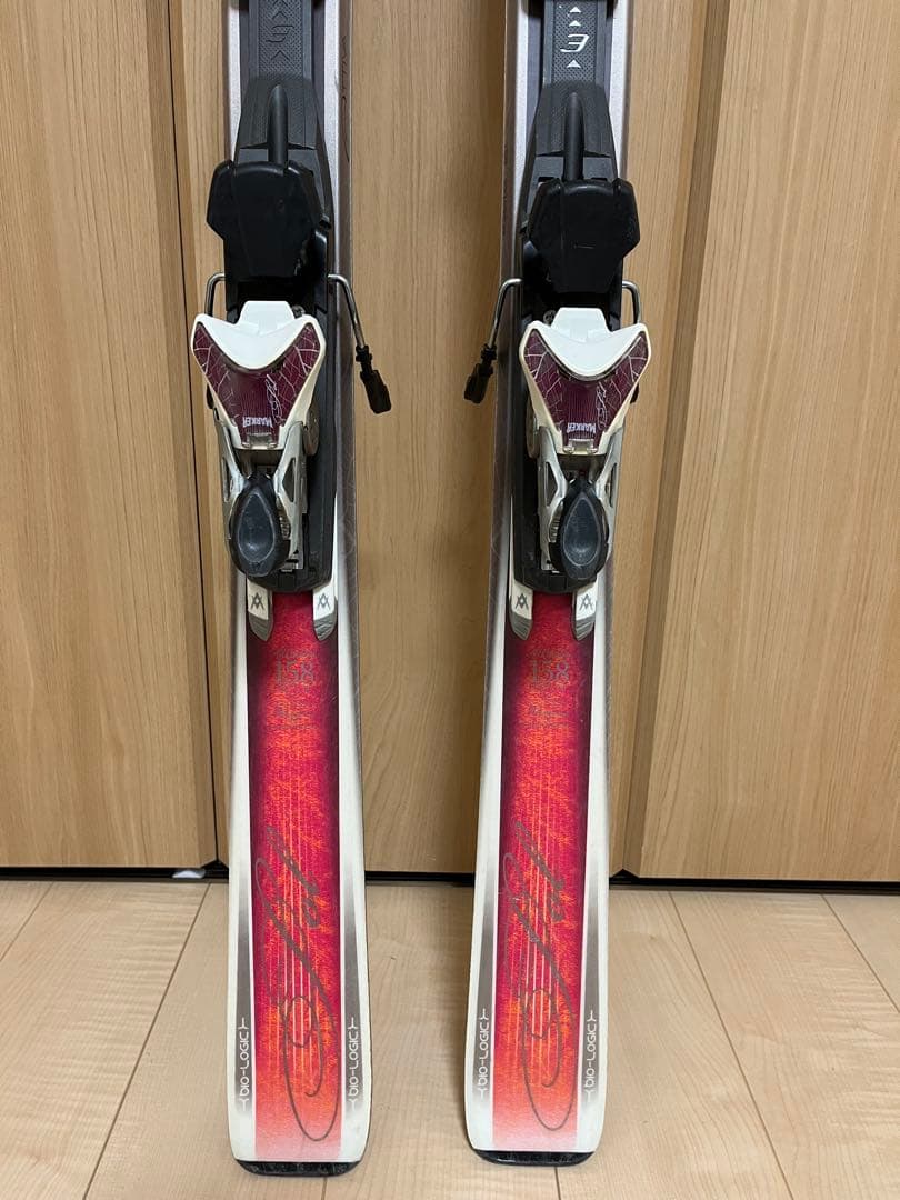 VOLKL フォルクル スキー板 セット 158cm レディース カービング