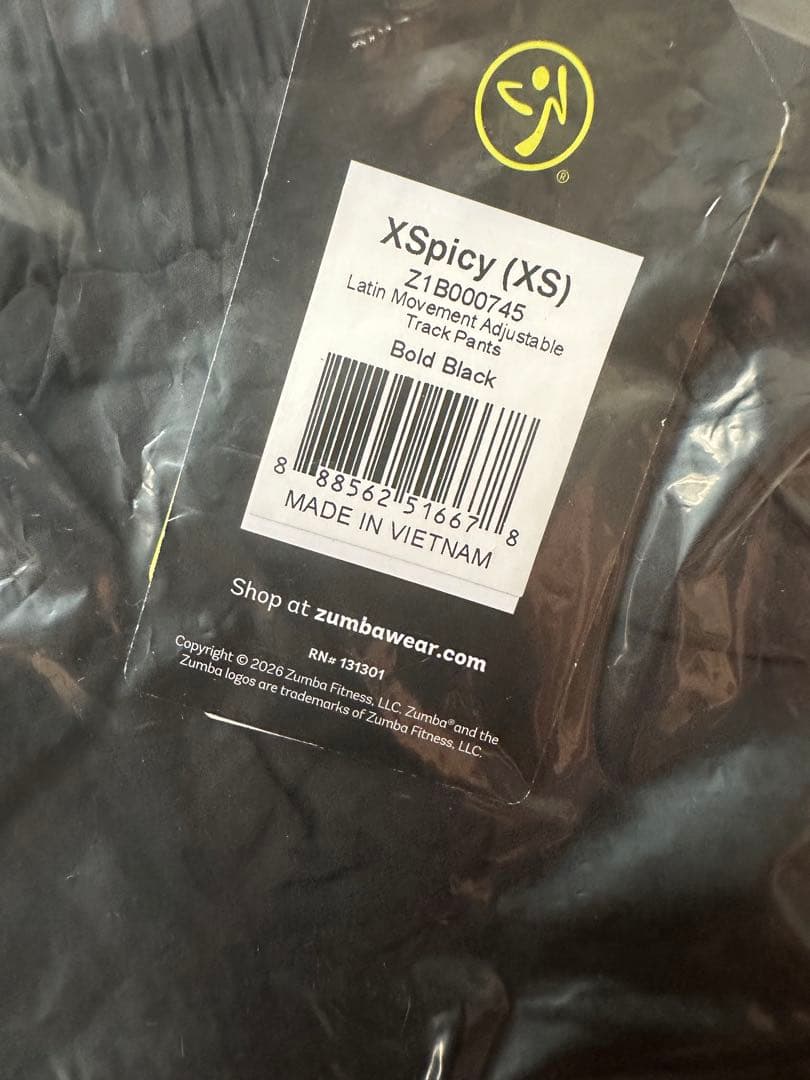 新品　正規品　ズンバ　X S ワイド　トラックパンツ