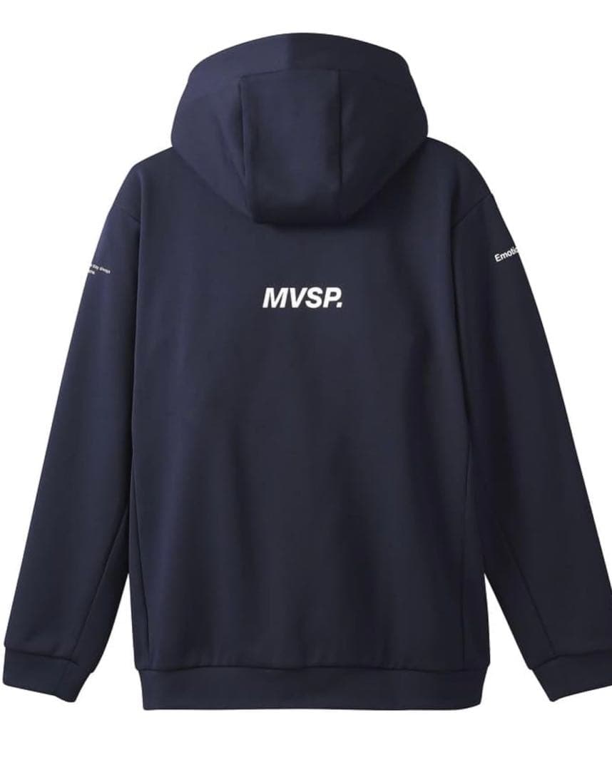 新品　デサント　スウェット パーカー 裏起毛　防風 保温 ネイビー　M