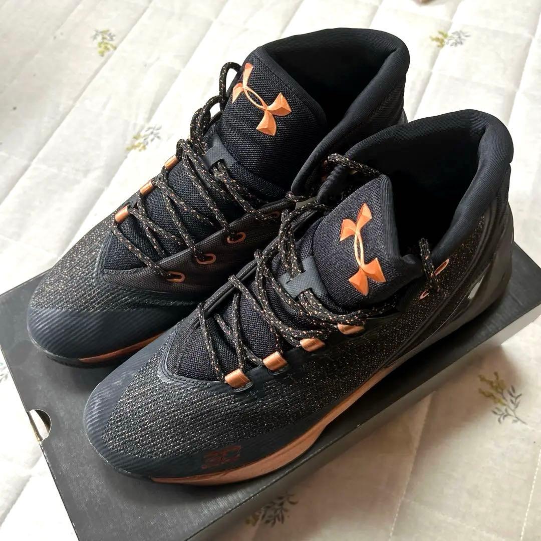 新品Under Armour Curry 3 ブラック/オレンジ