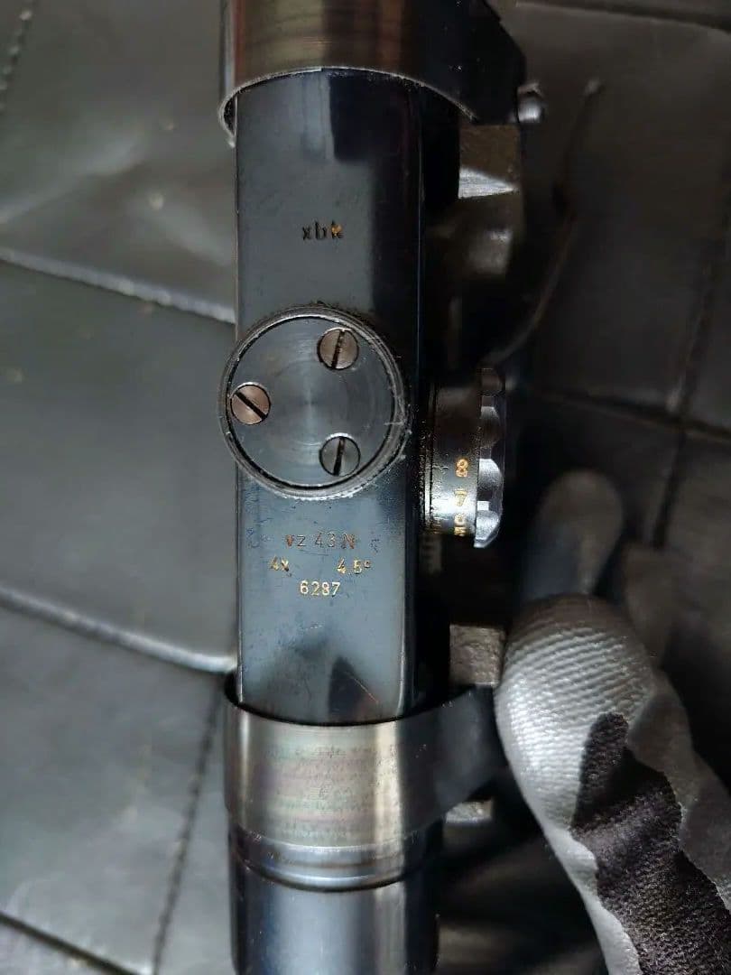 実物　チェコスロバキア製　G43用　ZF4　スコープ　&　マウント