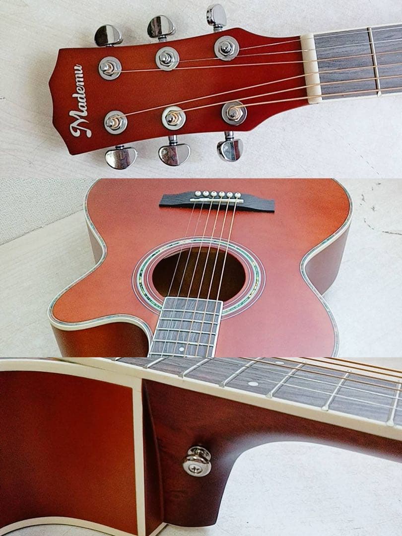 Mademu MCG40B-KF-M アコースティックギター ソフトケース付