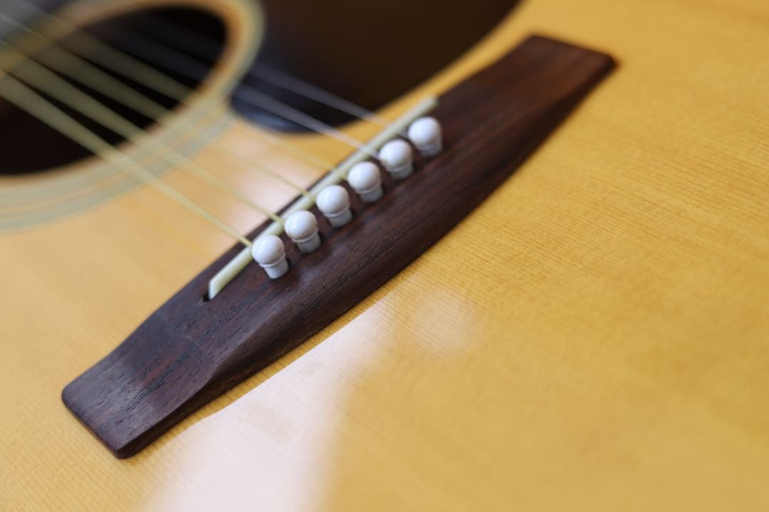 メンテ済 低弦高 YAMAHA FG-200J 黒ラベル アコースティックギター