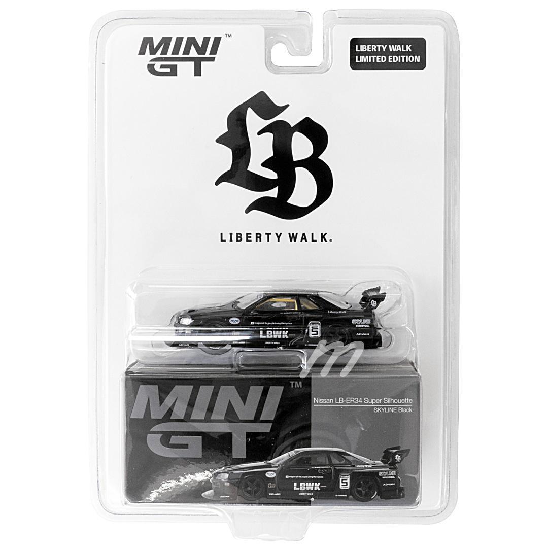 MINIGT Nissan LB-ER34 スーパーシルエット Black BL