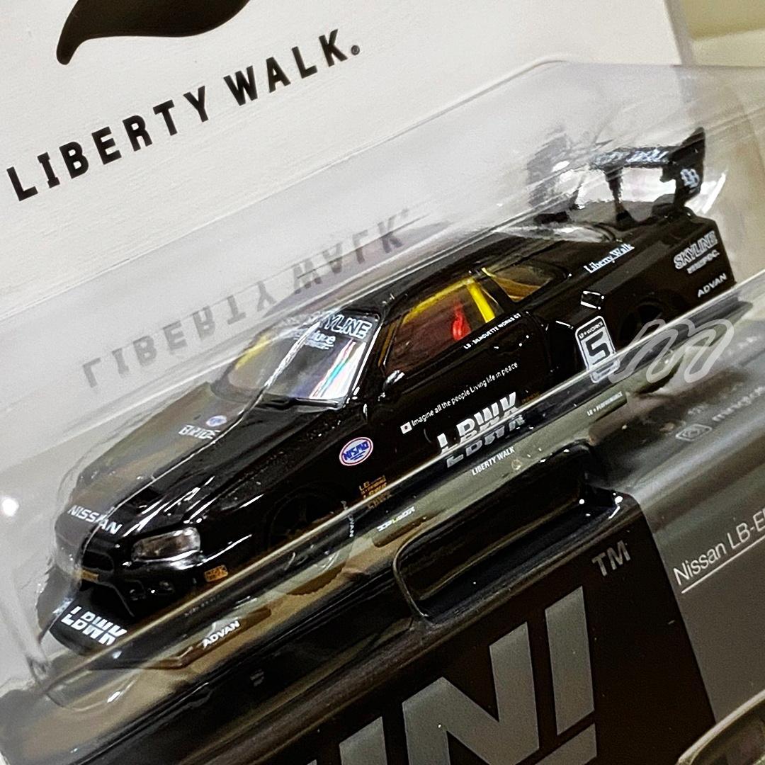MINIGT Nissan LB-ER34 スーパーシルエット Black BL