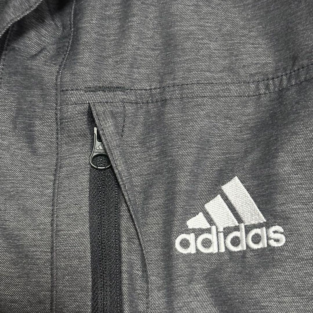adidas アディダス ウインドブレーカー 上下セット グレー Mサイズ