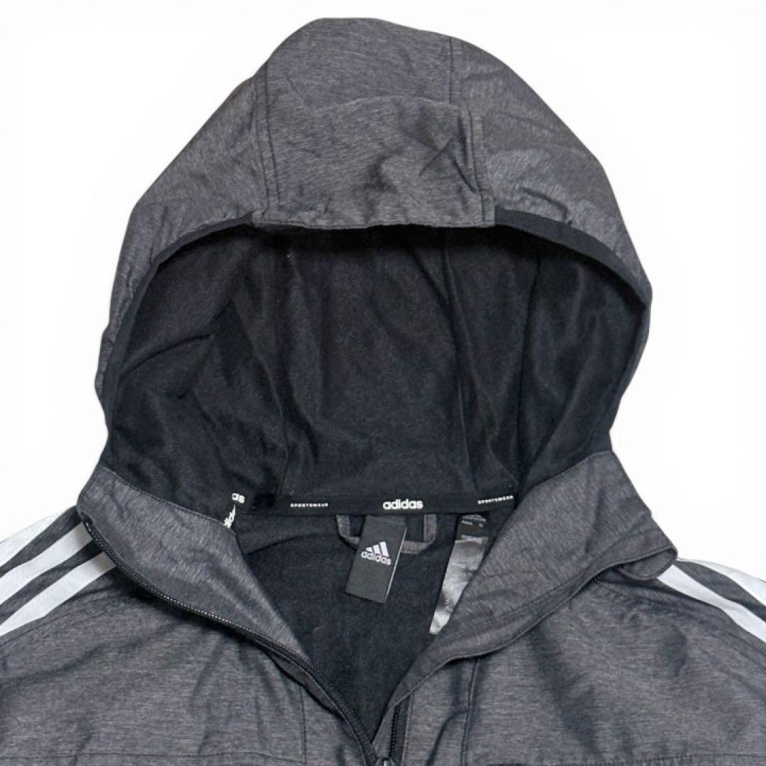 adidas アディダス ウインドブレーカー 上下セット グレー Mサイズ