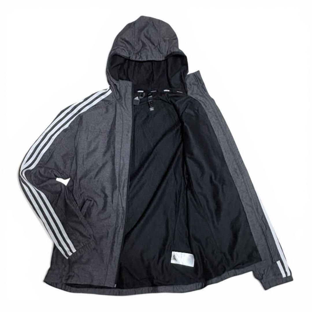 adidas アディダス ウインドブレーカー 上下セット グレー Mサイズ