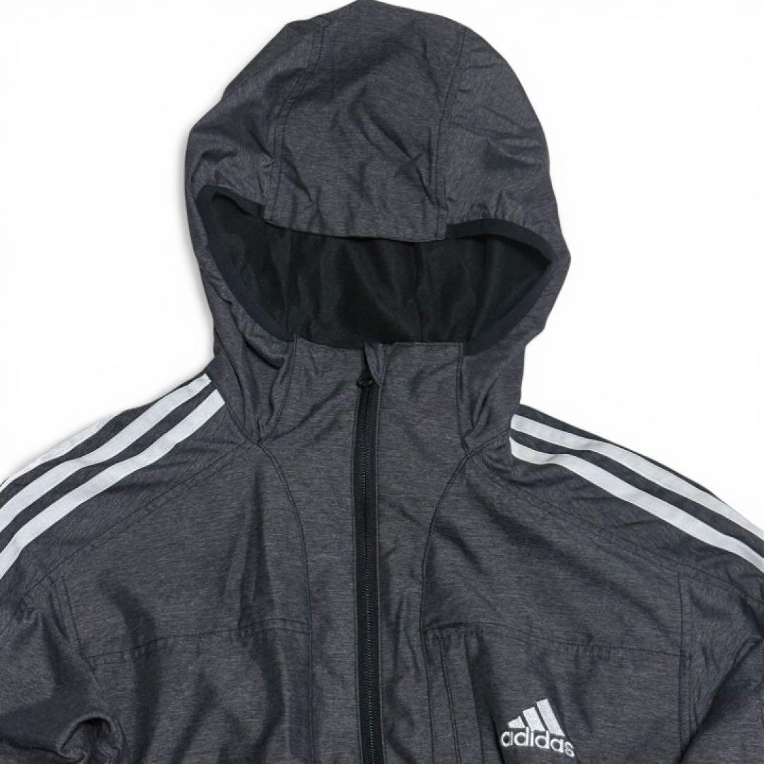 adidas アディダス ウインドブレーカー 上下セット グレー Mサイズ