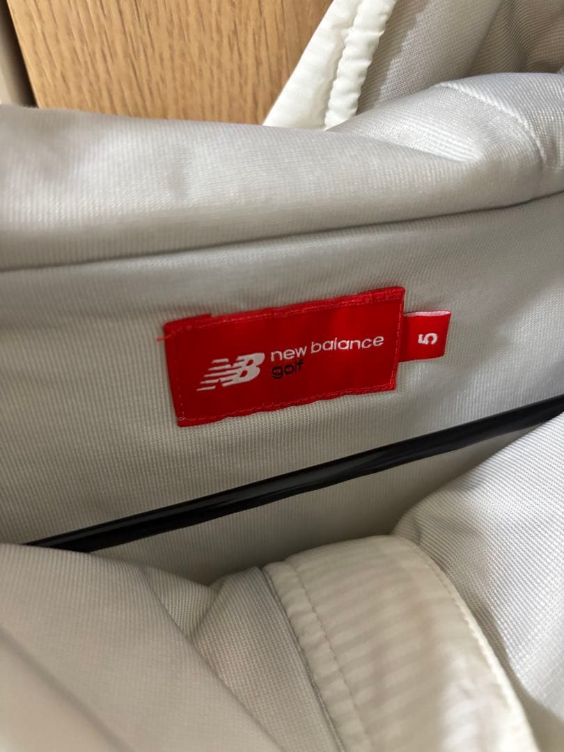 new balance ゴルフジャケット ホワイト　XLサイズ