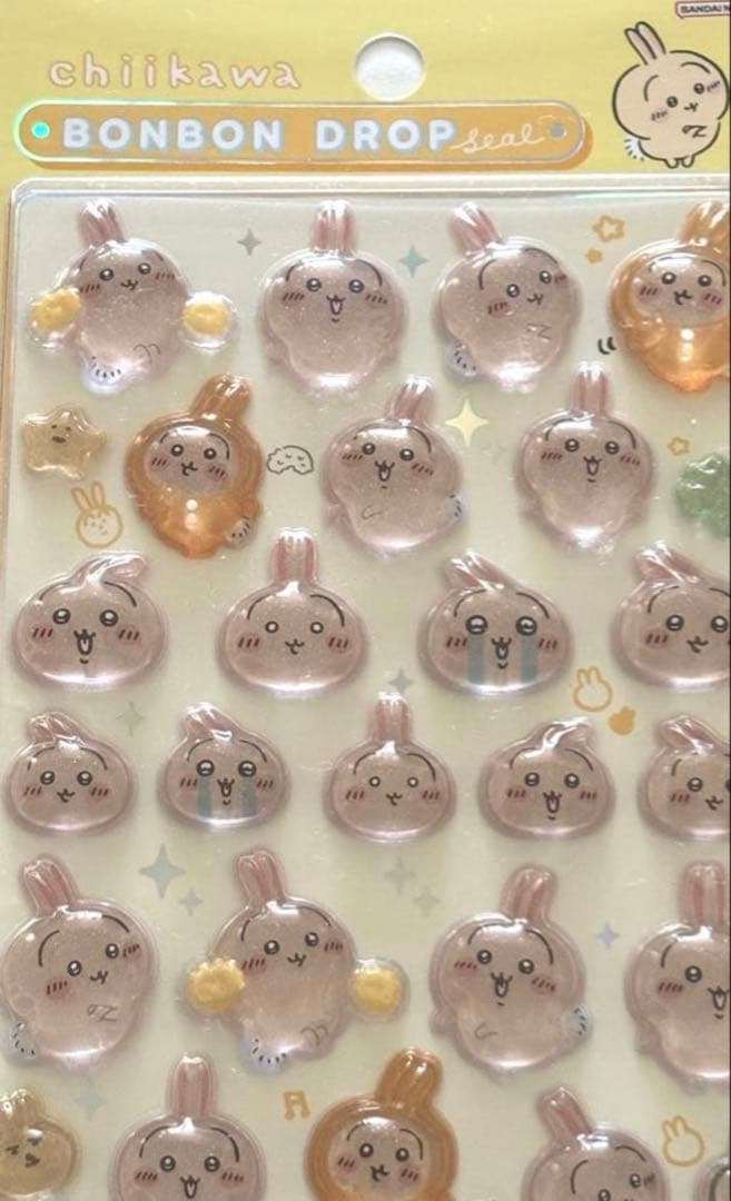 【正規品‼️】ちいかわ　ボンボンドロップ　& おはじきシール