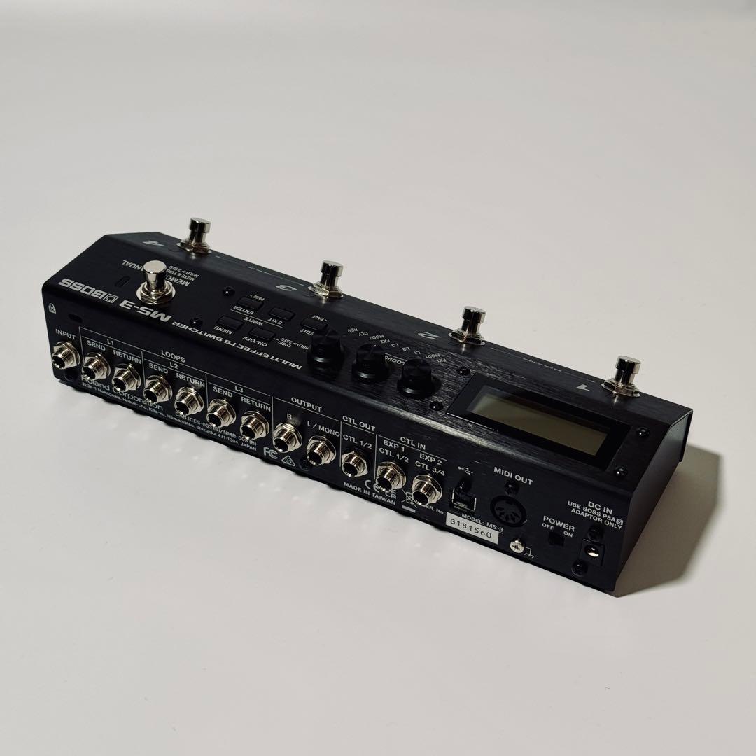 【動作確認済】BOSS MS-3 マルチエフェクトスイッチャー