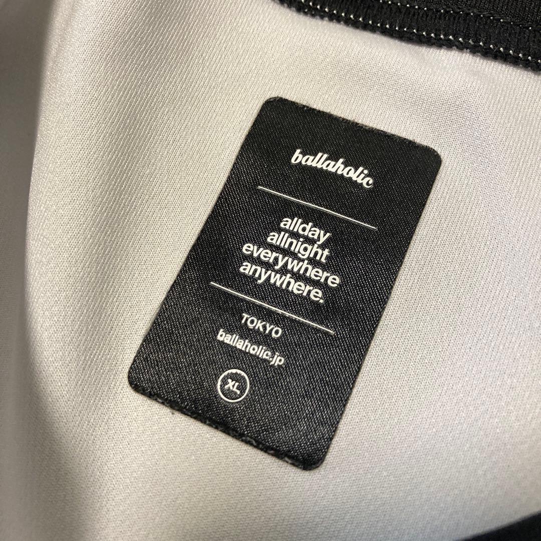 ballaholic Cool L ong Tee【XL】　黒×白