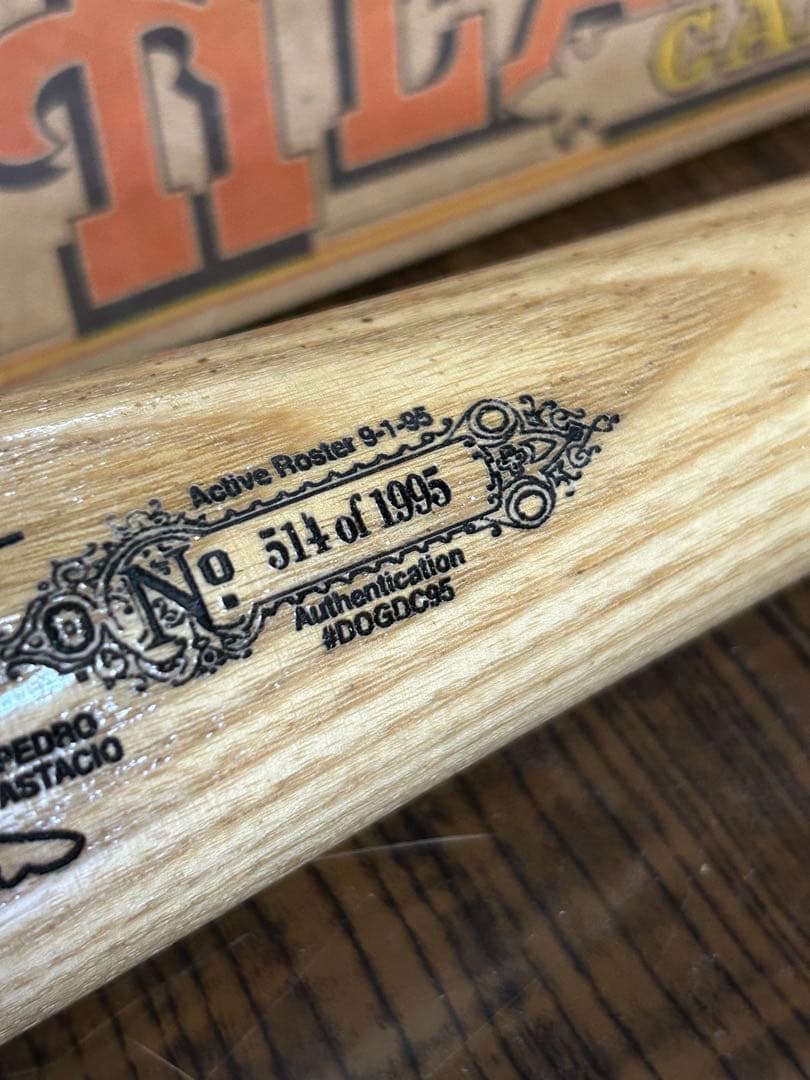 1995年 ドジャース サイン彫刻入り バット 野茂英雄ルーキーイヤー