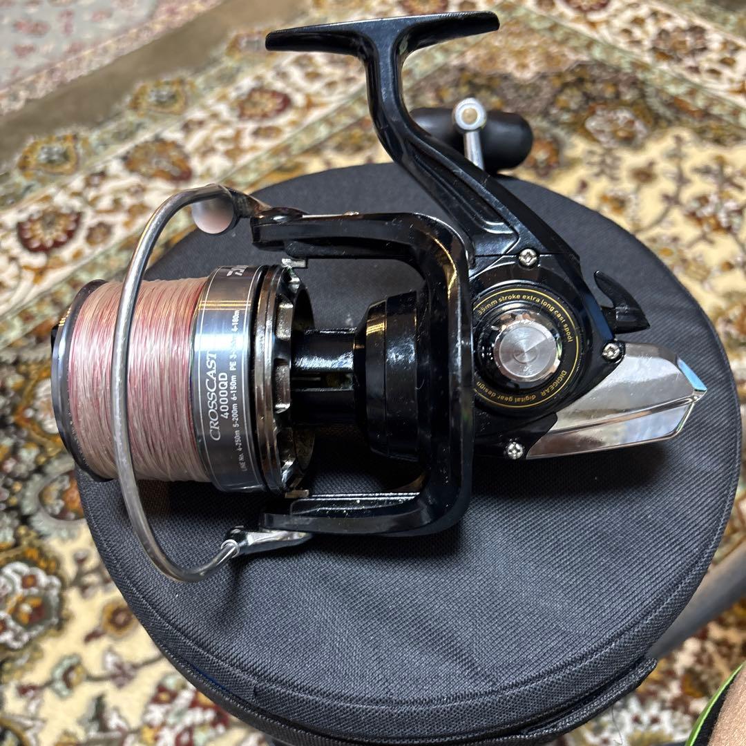 スピニングリール セット ダイワクロスキャスト4000qd 他4セット