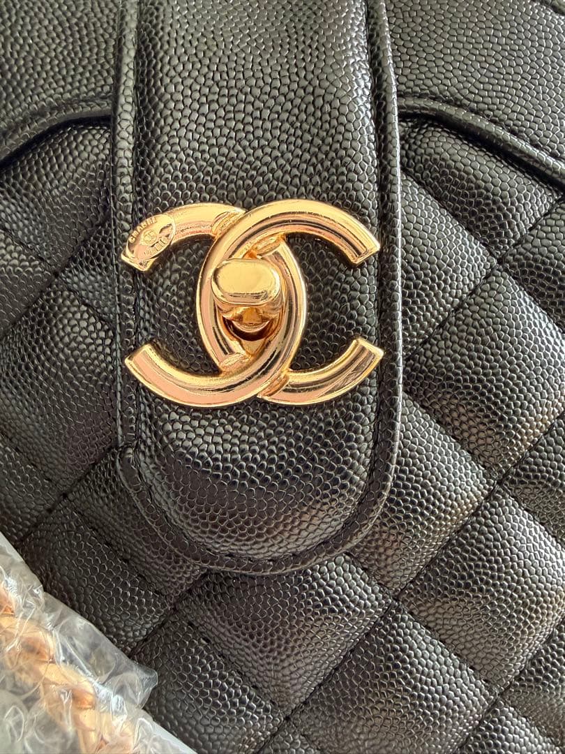 CHANEL CC ロゴブラック　ノベルティキルティングショルダーバッグ