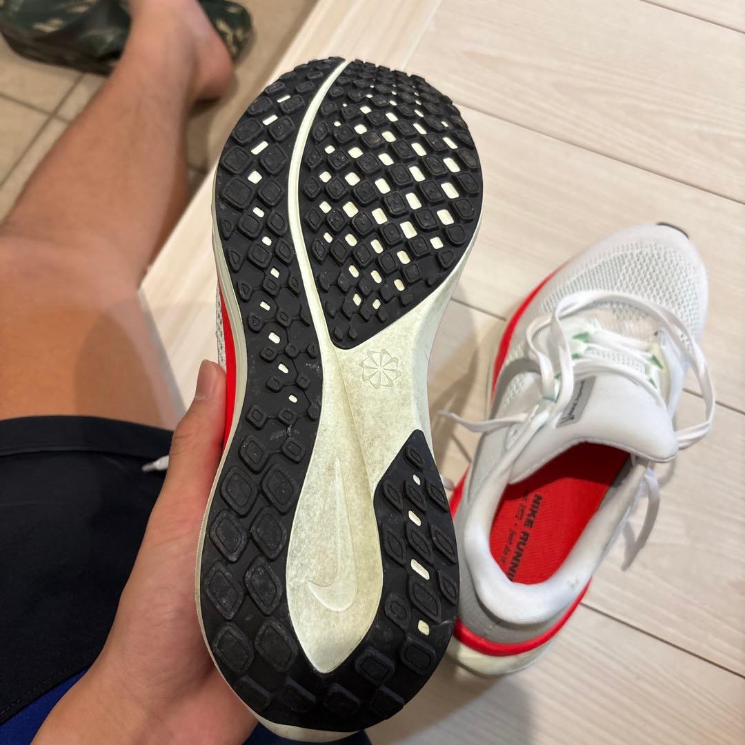 Nike ランニングシューズ ホワイト/レッド Air zoomペガサス41