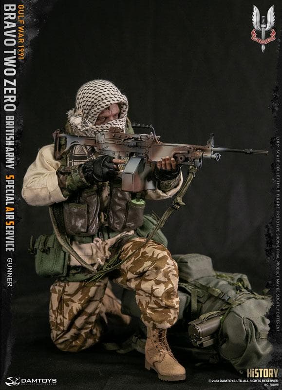 1/6イギリス陸軍特殊空挺部隊 (SAS) ガンナー Gulf War 1991