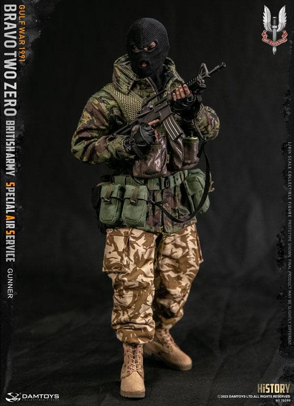 1/6イギリス陸軍特殊空挺部隊 (SAS) ガンナー Gulf War 1991