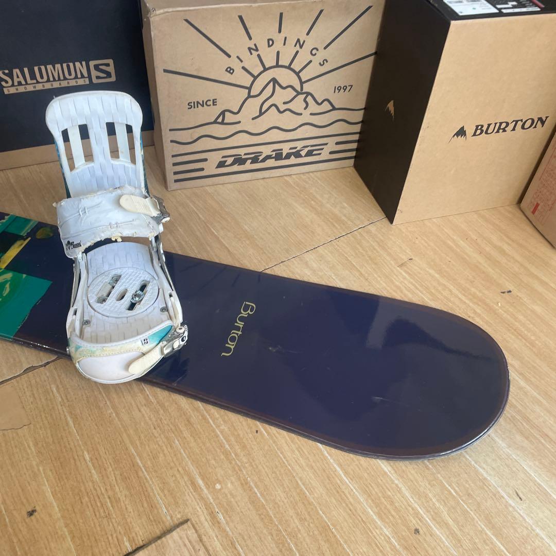 BURTON×FORUM　バートン　バインディング付スノーボードセット