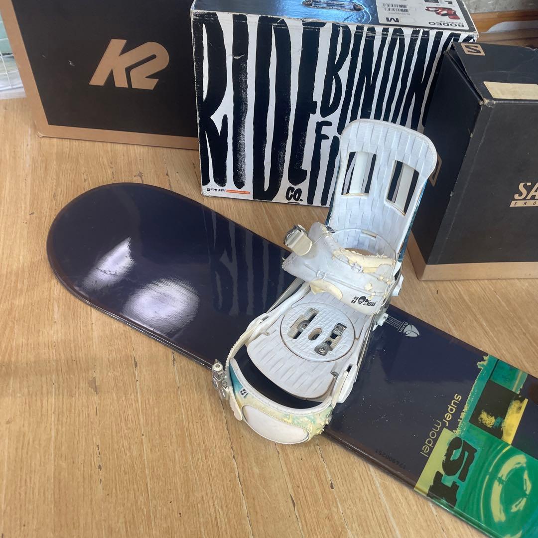 BURTON×FORUM　バートン　バインディング付スノーボードセット