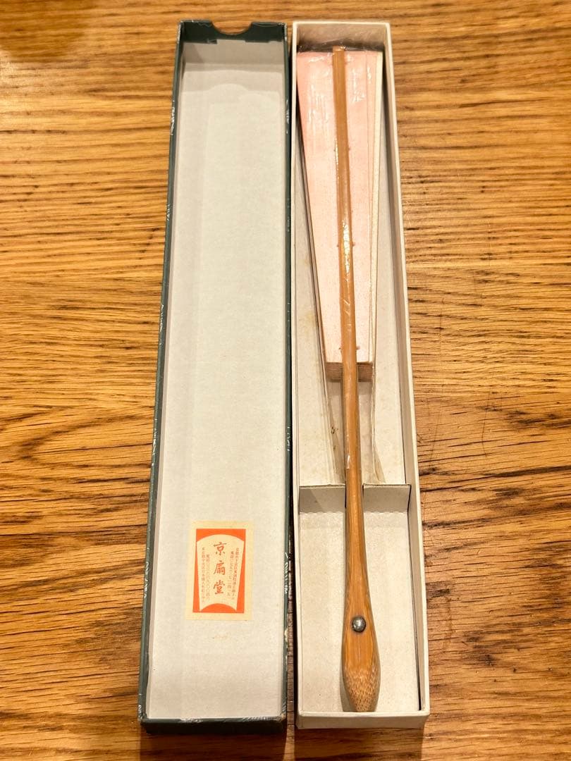 ⑦【美品】日本舞踊　踊り　練習　舞扇　文京堂（ピンク、シルバー）