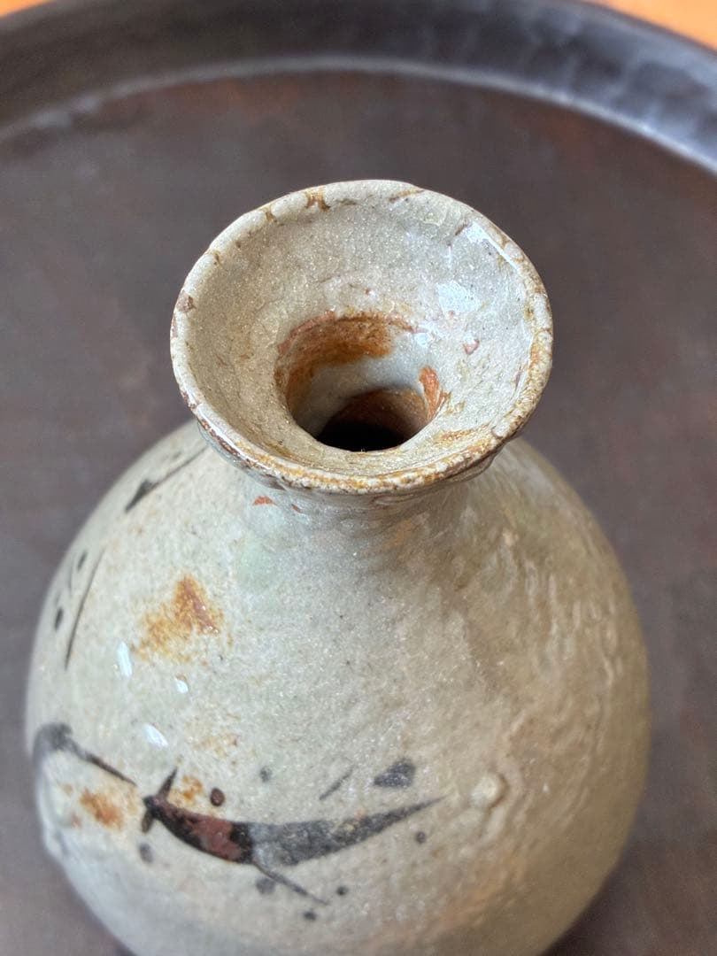 竹花正弘　絵唐津　徳利