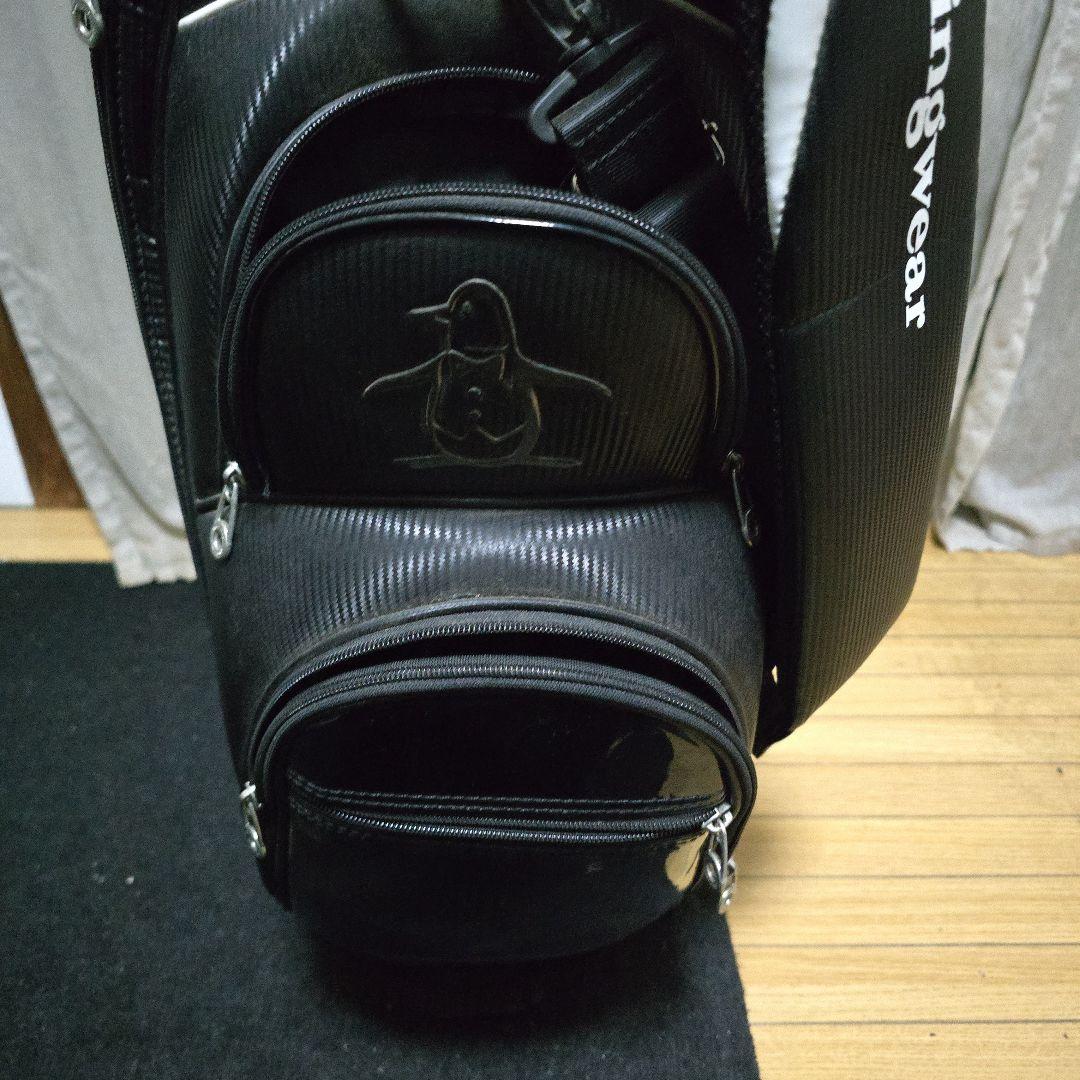Munsingwear ゴルフバッグ 黒 ペンギンロゴ