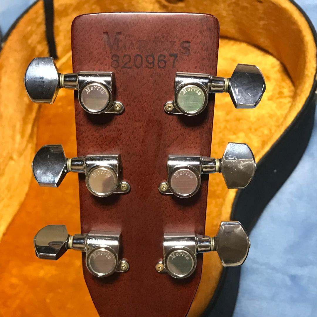 Morris W-35 アコースティックギター ハードケース付き 簡易調整済み