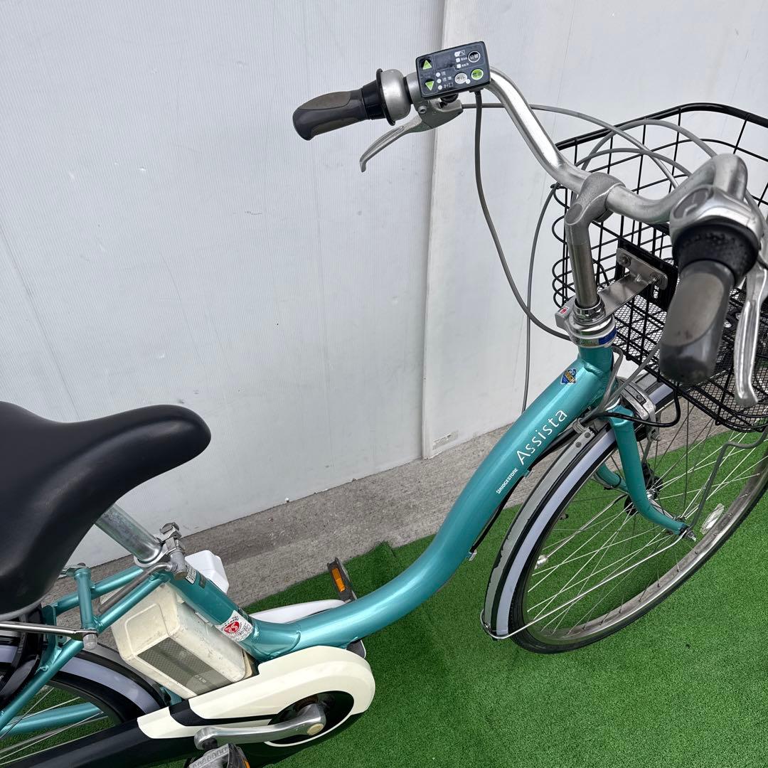 YAMAHAヤマハ電動アシスト自転車26インチ バッテリー ブルー