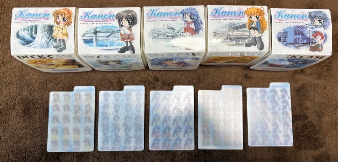 美品 超希少 Kanon デッキケース 5個セット key カノン 骨董品