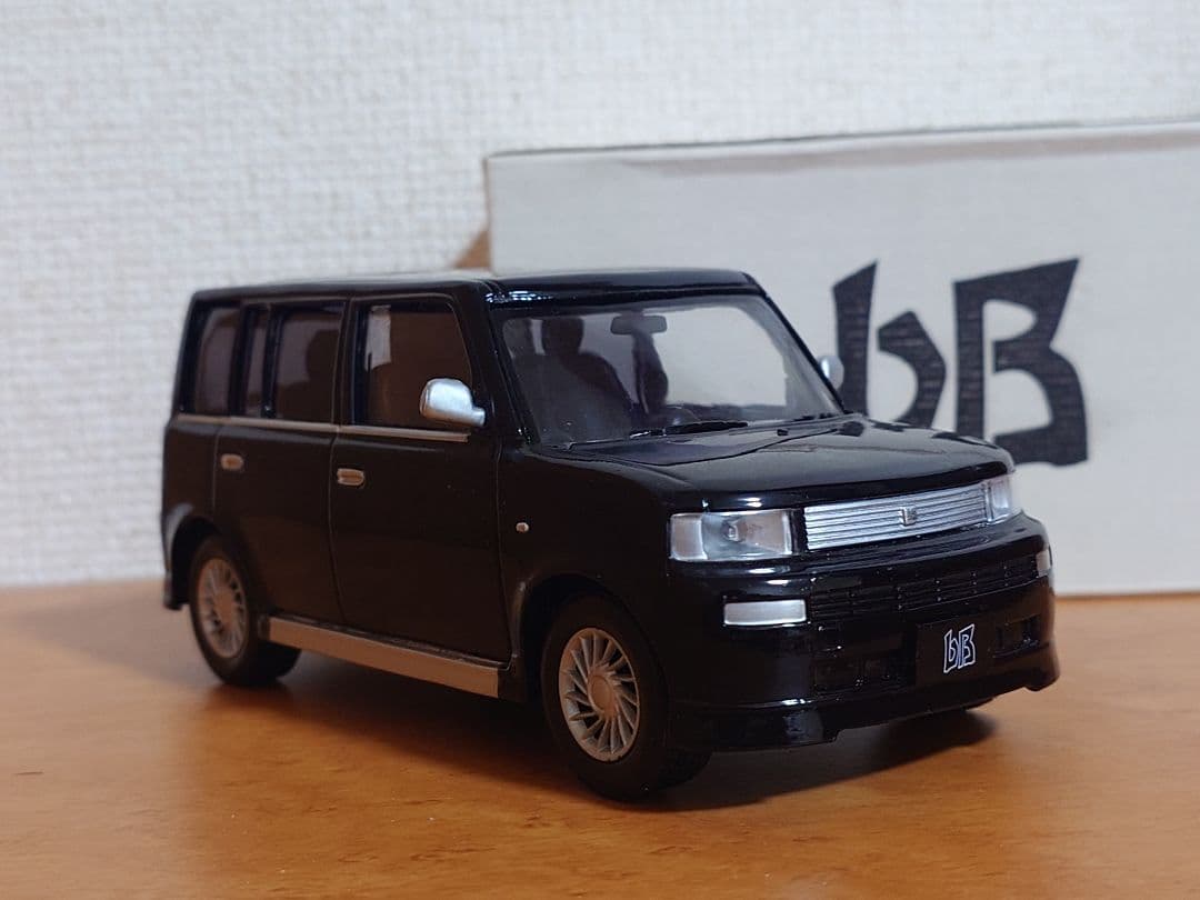 1/24 トヨタ bB 初代 カラーサンプル ミニカー ブラック 希少