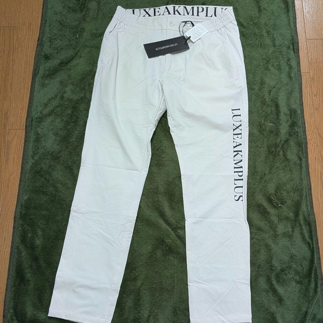 【新品】LUXEAKMPLUS サイドラインロングパンツ Mサイズ