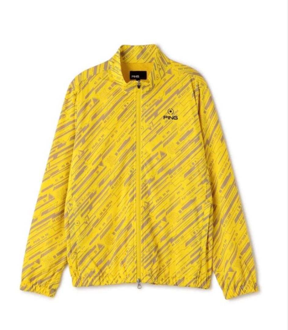 M ☆新品☆ PING 撥水 フルジップブルゾン ゴルフ　レディース　イエロー