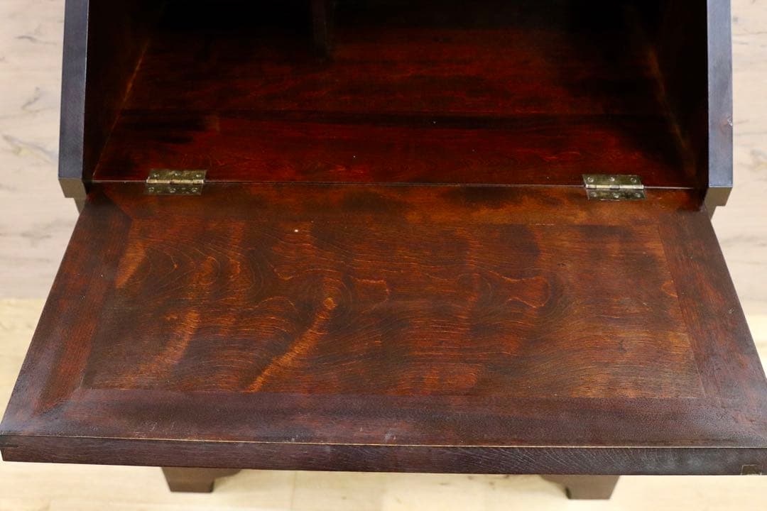 GMHK783○松本民芸家具 ライティングビューロー デスク 書斎机 学習机 勉