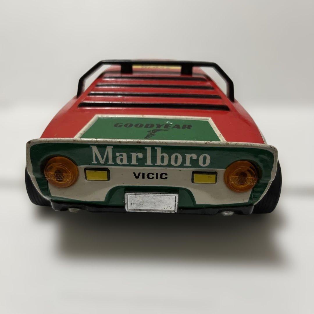 昭和レトロ　ランチア・ストラトス・マルボロ　ブリキカー　ビンテージ品