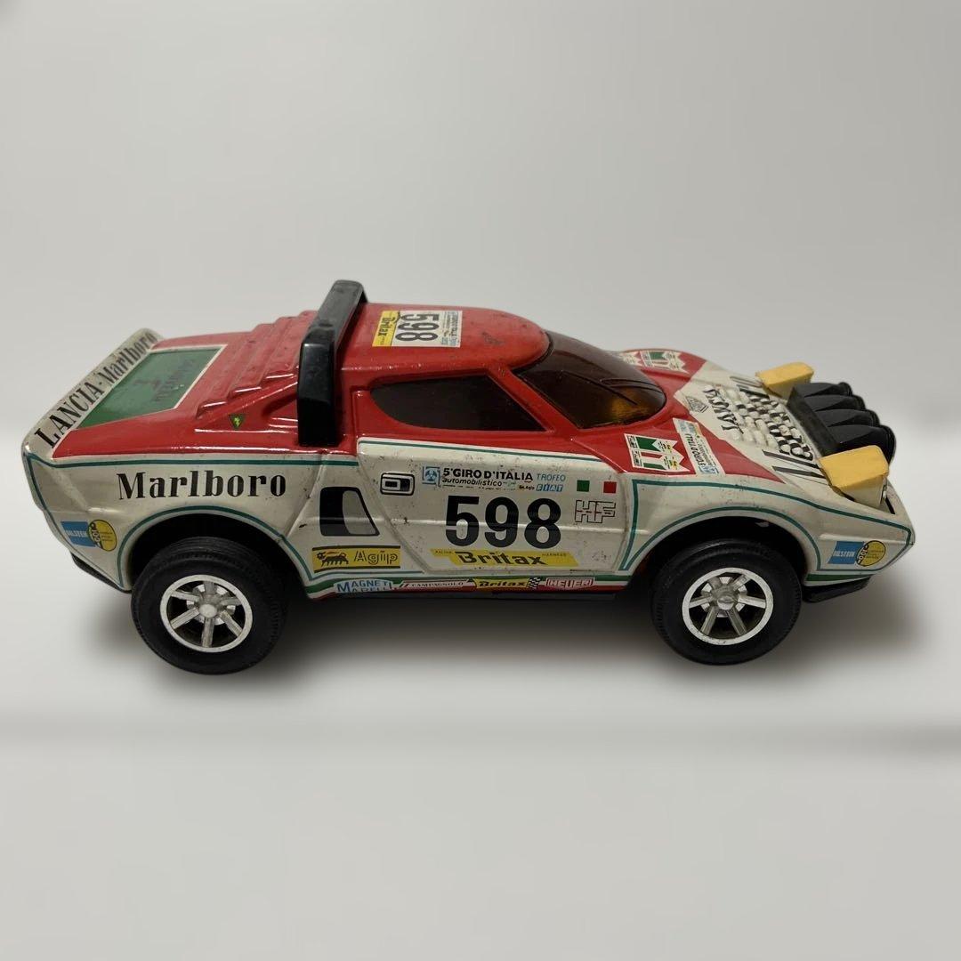 昭和レトロ　ランチア・ストラトス・マルボロ　ブリキカー　ビンテージ品