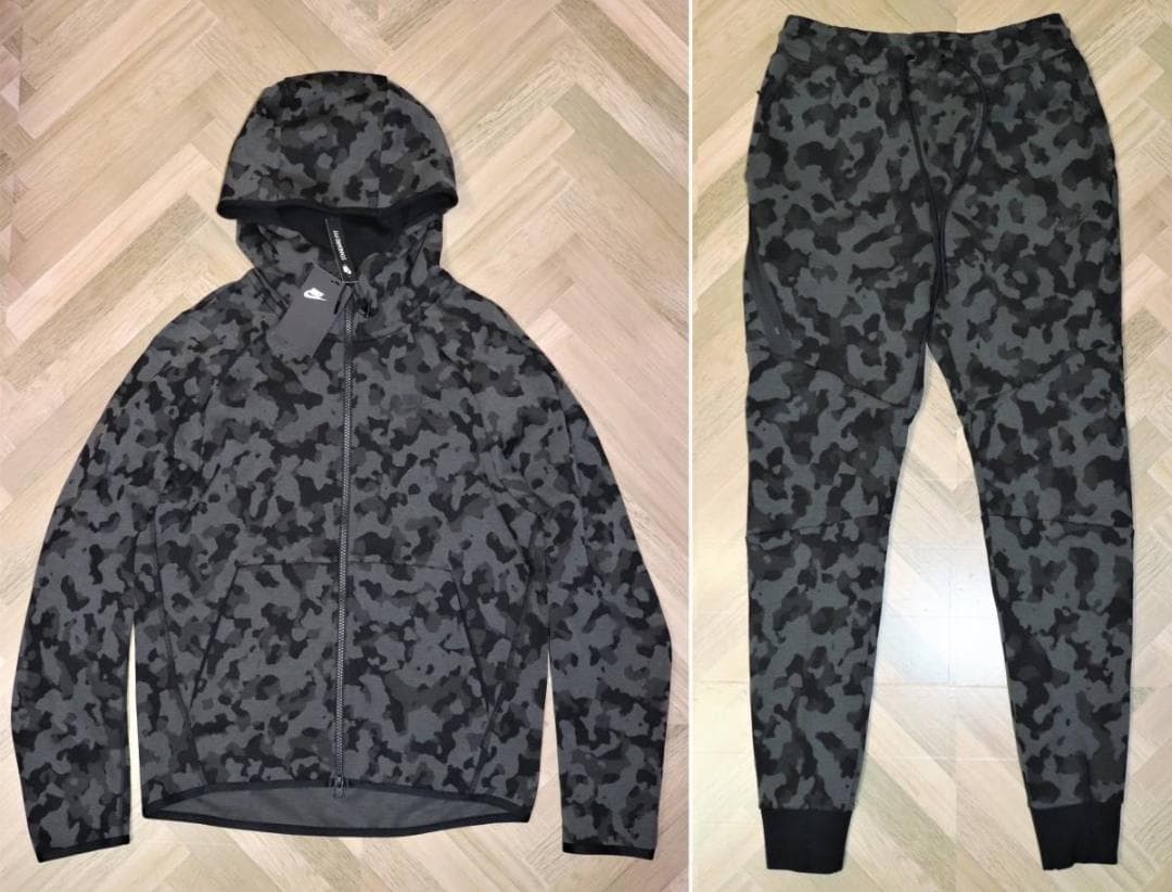 新品 ナイキ テックフリース カモフラ　Ｓサイズ　　 併