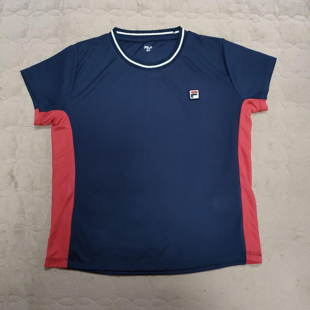美品FILA♡トリコロールを意識したスポーティなトップス&スコートセット❦