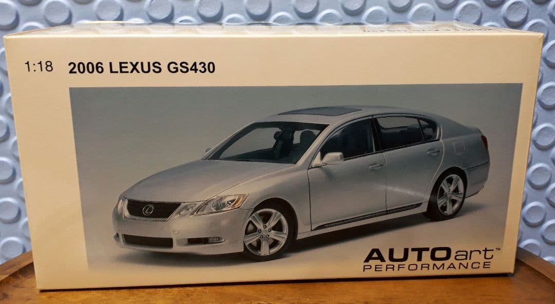 レクサス GS430 オートアート 1/18 シルバー ミニカー 激レア