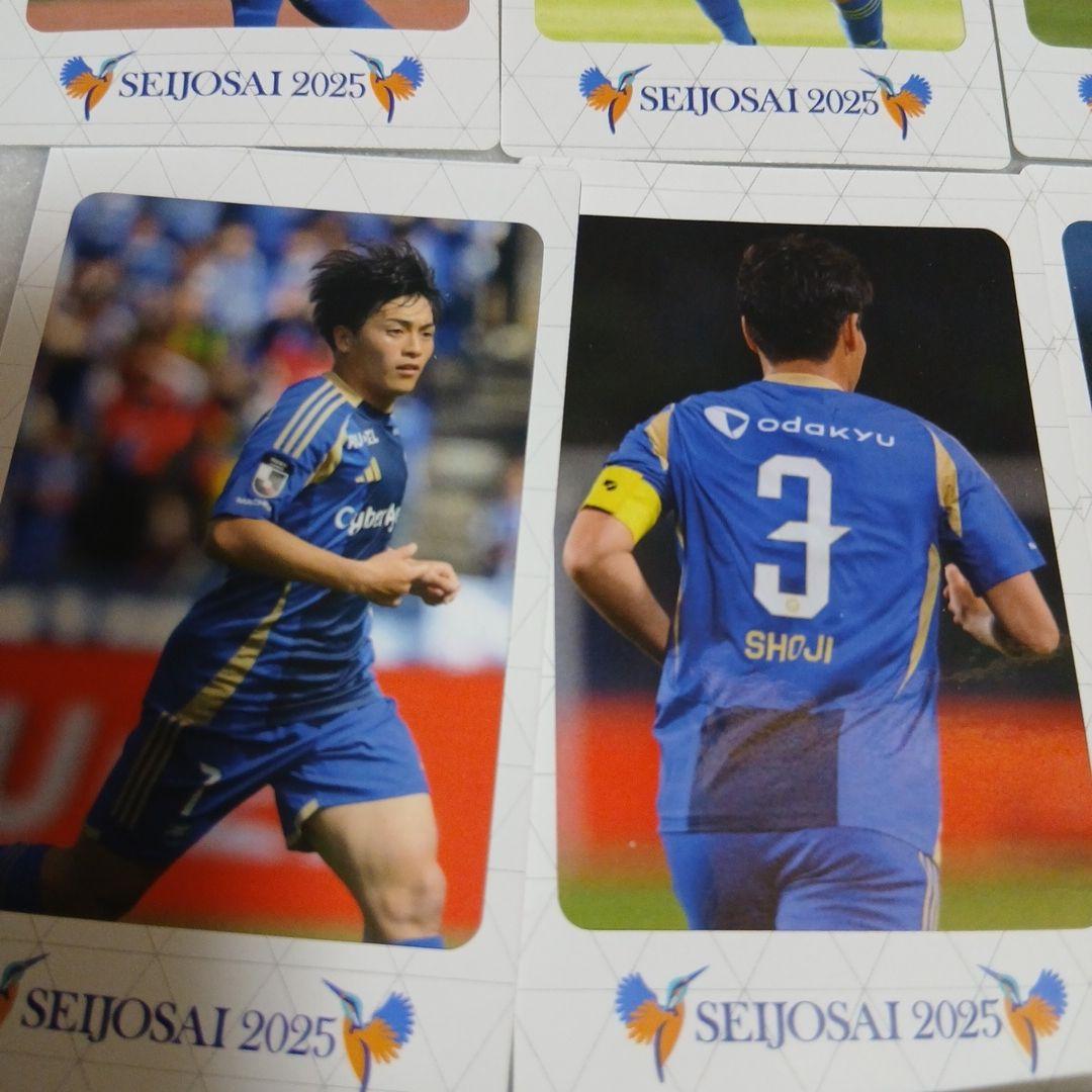 SEIJOSAI 2025 サッカー選手 コレクションシール12枚セット
