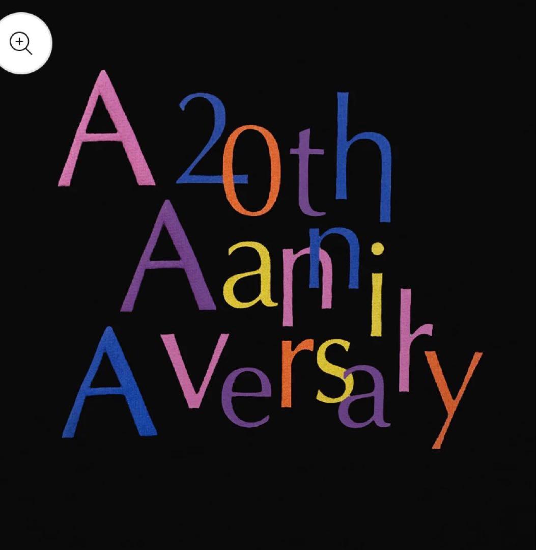 AAA 20th Anniversary グッズ ロゴフーディーパーカー黒M