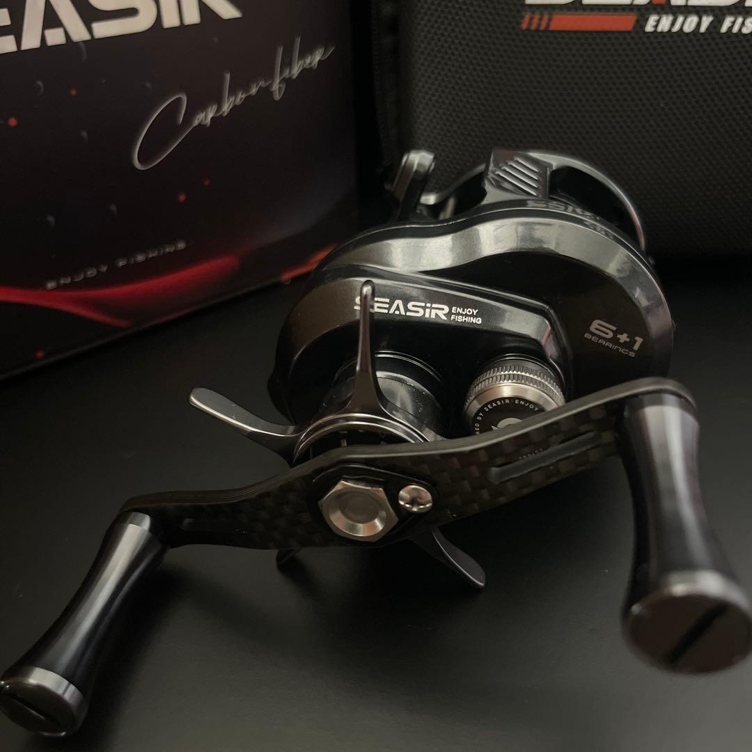 DC搭載 Seasar dc round pro ベイトフィネス　ベイトリール左