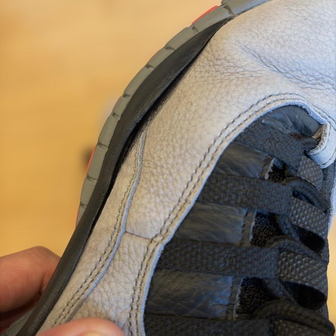 Jordan 10 バスケットシューズ ハイカット グレー/ブラック