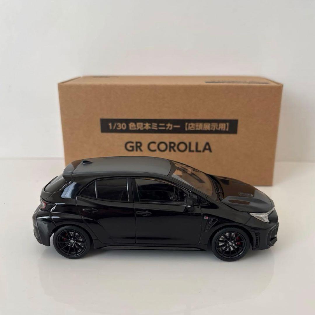 GRカローラ 後期型 ミニカーカラーサンプル プレシャスブラック 黒【非売品】