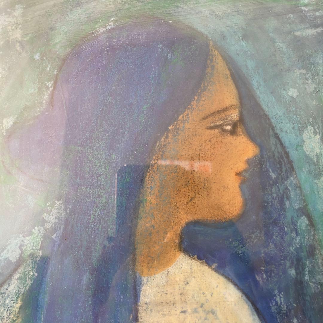 抽象的な女性の肖像画