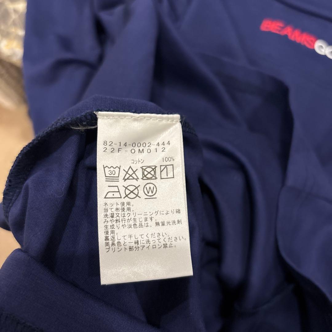 BEAMS GOLF 長袖シャツ XL ネイビー