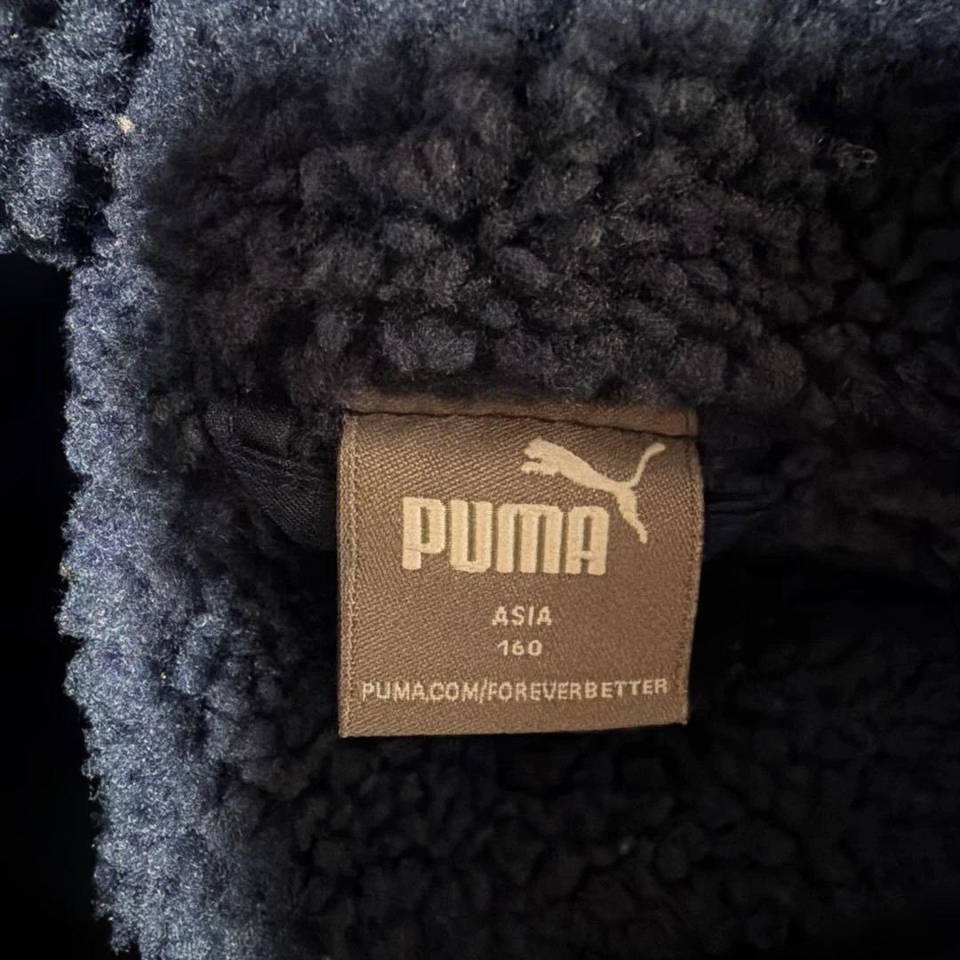 Puma ネイビー ベンチコート160センチ美品