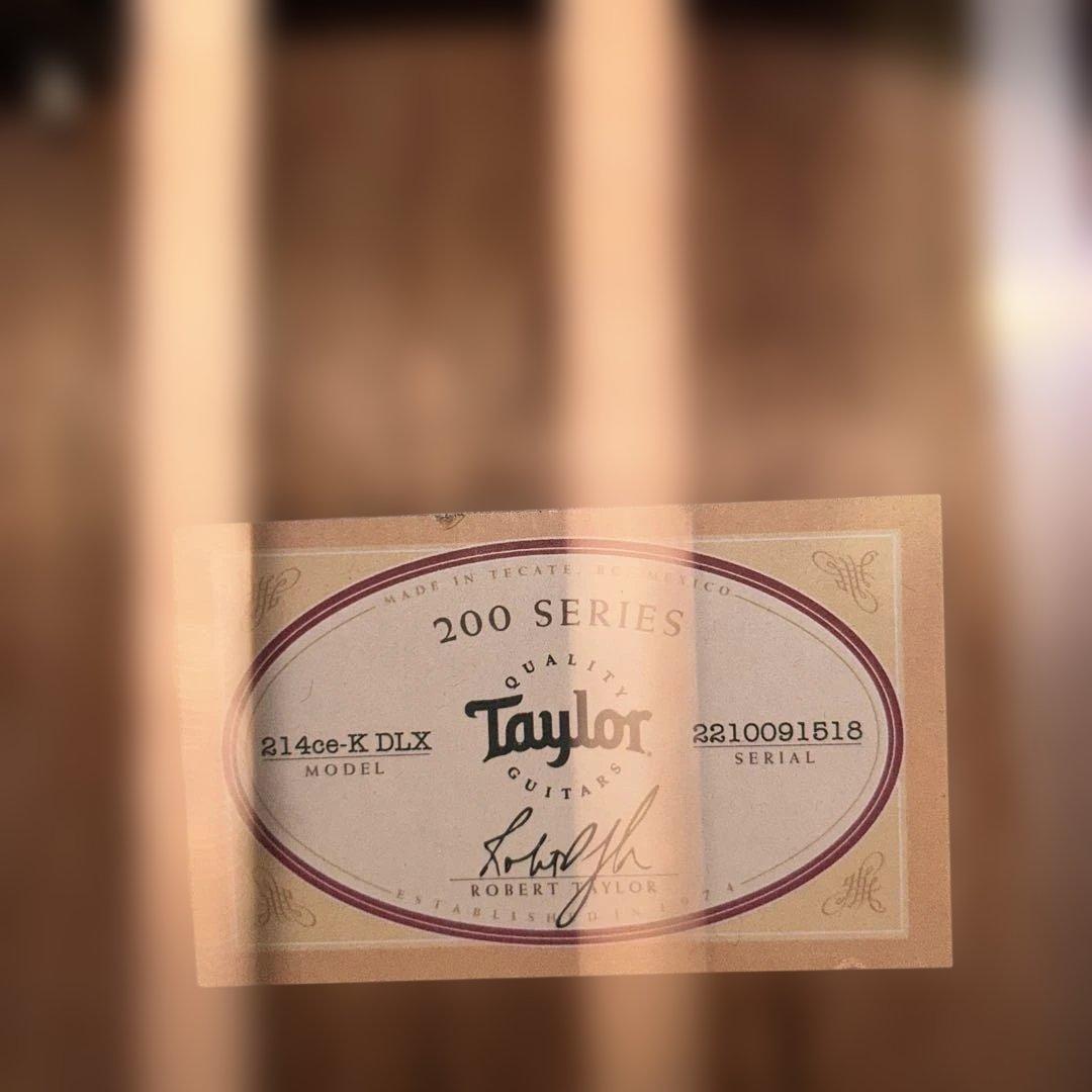 taylor 214ce-k dlx テイラー